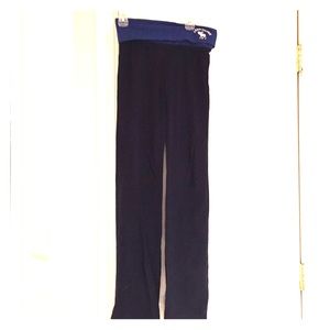 Black Abercrombie Soft straight Leggings